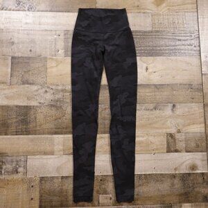 Lululemon Align Pant 28" Incognito Camo Multi Grey Size 2 Nulu Fabric